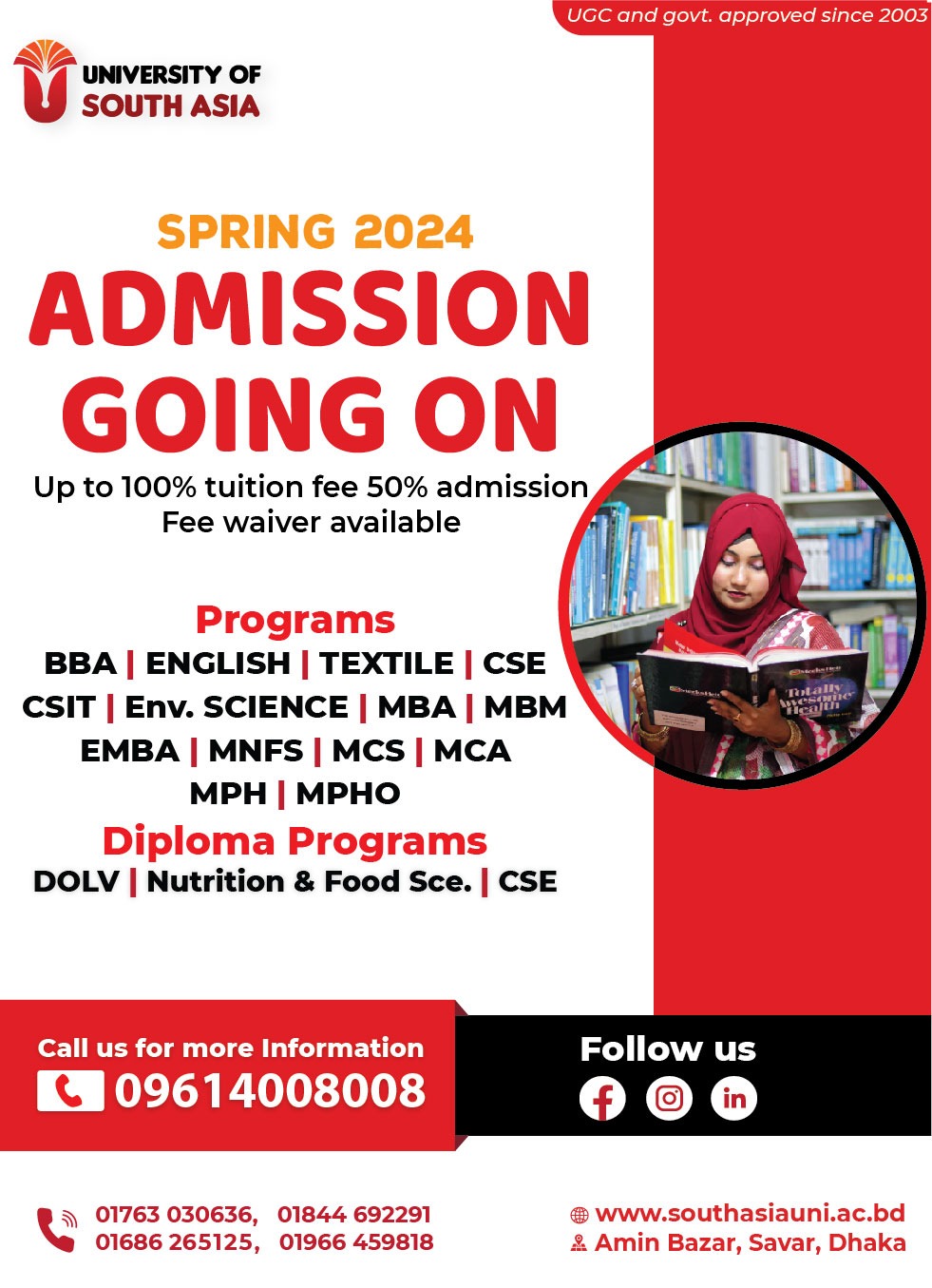University of South Asia is the University for Generation Bangladesh